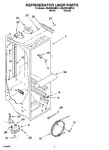 Diagram for 02 - Refrigerator Liner Parts