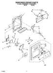 Diagram for 08 - Dispenser Front Parts