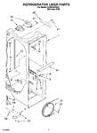 Diagram for 02 - Refrigerator Liner Parts