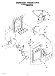 Diagram for 08 - Dispenser Front Parts