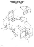 Diagram for 08 - Dispenser Front Parts