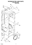 Diagram for 02 - Refrigerator Liner Parts