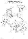 Diagram for 08 - Dispenser Front Parts