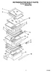 Diagram for 03 - Refrigerator Shelf Parts