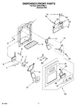 Diagram for 08 - Dispenser Front Parts