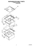 Diagram for 03 - Refrigerator Shelf Parts