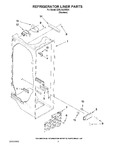 Diagram for 02 - Refrigerator Liner Parts