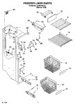 Diagram for 04 - Freezer Liner Parts