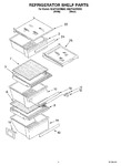 Diagram for 03 - Refrigerator Shelf Parts