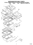 Diagram for 03 - Refrigerator Shelf Parts