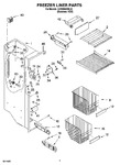 Diagram for 04 - Freezer Liner Parts