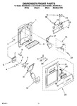 Diagram for 08 - Dispenser Front Parts