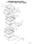 Diagram for 03 - Refrigerator Shelf Parts