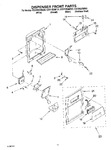 Diagram for 08 - Dispenser Front Parts