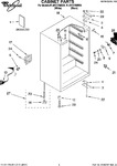 Diagram for 01 - Cabinet Parts