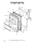 Diagram for 08 - Refrigerator Door, Lit/optional