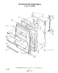 Diagram for 08 - Refrigerator Door, Lit/optional