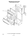 Diagram for 08 - Refrigerator Door , Lit/optional