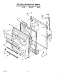 Diagram for 08 - Refrigerator Door, Lit/optional