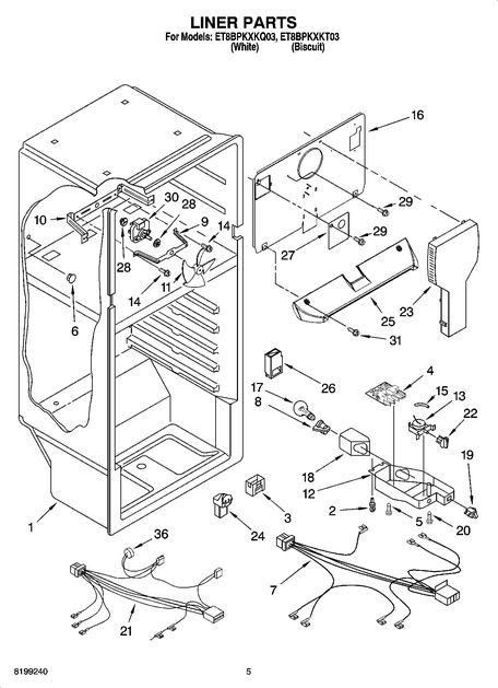 Whirlpool 2183073 Refrigerator Defrost Bimetal Tube Mount Thermostat