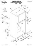 Diagram for 01 - Cabinet Parts