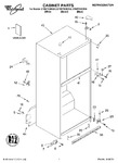 Diagram for 01 - Cabinet Parts