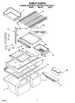 Diagram for 06 - Shelf Parts