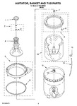 Diagram for 03 - Agitator, Basket And Tub Parts