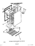 Diagram for 03 - Shelf And Door Parts