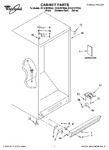 Diagram for 01 - Cabinet Parts