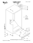 Diagram for 01 - Cabinet Parts