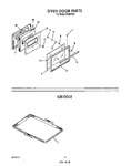 Diagram for 06 - Oven Door , Griddle