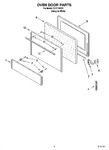 Diagram for 02 - Oven Door Parts