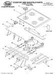 Diagram for 01 - Cooktop And Manifold, Literature