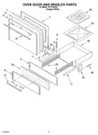 Diagram for 03 - Oven Door And Broiler