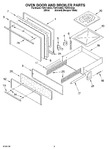 Diagram for 03 - Oven Door And Broiler