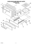 Diagram for 03 - Oven Door And Broiler Parts