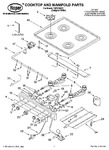 Diagram for 01 - Cooktop And Manifold Parts