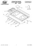 Diagram for 01 - Cooktop, Literature