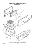 Diagram for 05 - Oven Door And Broiler