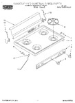 Diagram for 01 - Cooktop And Control Panel, Literature