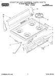 Diagram for 01 - Cooktop And Control Panel, Literature