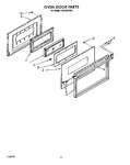 Diagram for 08 - Oven Door, Lit/optional