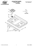 Diagram for 01 - Cooktop Parts