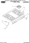 Diagram for 01 - Cooktop And Control Panel