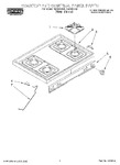 Diagram for 01 - Cooktop And Control Panel