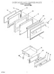 Diagram for 06 - Oven Door And Drawer