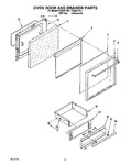 Diagram for 07 - Oven Door And Drawer