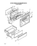 Diagram for 05 - Oven Door And Drawer