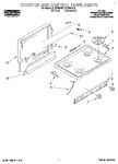 Diagram for 01 - Cooktop And Control Panel, Literature